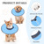 Cat Cone Collar Soft, Cat Recovery Collar to Stop Licking, Waterproof Cats Donut Collarr, Adjustable CatCollarr for Cats Kittens After Surgery, Catss Surgery Collarr (Light Blue)