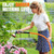 Garden Hose 35 ft x 5/8", NON-EXPANDING Flexible Water Hose-Black Orange