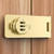 Mechanical Keyless Cabinet Lock, Cabinet Locks with Combination, Easy Installation for Doors, Cabinets, File Cabinets, Barn Door, Fence, Bathroom, Sheds, Office & Home Use, 4.5" Golden