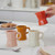 Balvi Set of Coffee Cups Moka Set of Cups Design of Traditional Italian Ceramic Coffee Maker