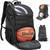 TRAILKICKER Basketball Bag Backpack with Ball Holder Multi-Sport Backpack for Soccer Volleyball Football Baseball Helmet (TK2-Black, Large)
