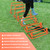 Lineslife Adjustable Agility Hurdles,4 Height Speed Training Hurdles, Portable Speed Training Equipment with Carry Bag for for Athletes,Kids,Soccer,Basketball