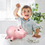 Hamm Piggy Bank Cute Pink Pig Money Box Plastic Saving Coin Box with Color Package Money Bank Great Gift Toy for Kid Children Girls Boys Hamm Piggy Bank Cute Pink Pig Money Box Plastic Saving Coin Box with Color Package Money Bank Great Gift Toy for Kid Children Girls Boys