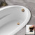 Champagne Bronze Universal Tub Drain Tip Toe Tub Conversion Kit Assembly, Artiwell EZ Installation Bathtub Drain Replacement Trim Kit with 1-Hole Overflow Face Plate and Pop-Up Tub Stopper