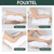 FOXUTEL Knee Pillow for Side Sleepers, 5" Leg Pillow for Side Sleeping, Knee Pillow for Between Knees While Sleeping, 100% Cotton Between Leg Pillow for Side Sleepers