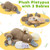 Tezituor 21" Platypus Stuffed Animal with 3 Babies & 2 Eggs, Cute Realistic Platypus Plush Toys for Kids, Christmas, Easter, Birthday, Party and Decorations