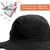 Womens Winter Waterproof Bucket Hat Warm Fleece Lined Rain Hat UPF50+ Mens Outdoor Adventure Research Hiking Safari Cap Black
