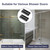 uxcell Sliding Shower Door Bottom Guide for 1/2 in Frameless Glass Shower Door, 45mm Thickened Adjustable Shower Door Double Track Limit Sliding Guide with Screw, Black