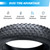 OUXI 20x4.0 Fat Tire Tube, Puncture Resistant Folding MTB Replacement Tire, 20x4.0 Fat Tyre for MTB and Ebikes, All-Terrain Directional Tread Bicycle Tires and Tubes