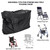 Hengme Rollator Travel Bag - Waterproof Wheelchair Bag for Folding Walker Compact Wheelchair Transport Chair Portable Large Duffel Bag Carry Case for Car and Airplane Traveling, 44" Lx12 Wx30 H