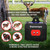 Univerayo Coyote Deterrent Solar Predator Control Light Deer Repellent Device for Nighttime Animal Fox Skunk Raccoon Repeller for Outdoor Garden Yard Chicken Coop 4 Pack