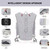 INOXTO Running Hydration Vest Backpack,Lightweight Insulated Pack with 1.5L Water Bladder Bag Daypack for Hiking Trail Running Cycling Race Marathon for Women Men (588 Light Gray)