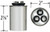 97F9833 30 + 5 uf MFD 370 Volt VAC - Replacement Round Run Capacitor by CAPCOM