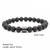 Anti Alcohol Bracelet for Men Women Quit Alcohol Bracelet Set Stop Drinking Alcoholc Craving Bracelets Anxiety Bracelets Jewelry (Black+Black)