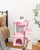 SYANDLVY Cat Tree for Indoor Cats Large Adults, Modern Activity Tower with Scratching Posts & Board, Condo with Plush Perch, Climbing Stand with Cradle & Hanging Ball for Play, Pink
