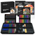 Shuttle Art 103 PCS Drawing Kit, Professional Drawing Supplies with Sketch, Charcoal, Colored, Graphite, Pastel Pencils & Sticks, Complete Drawing Tools and Paper Pads in Zipper Case for Artists&Kids