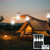 Lovefindahome Solar Powered Indoor & Outdoor Pendant Lights with 4 LED Bulbs, Each 5m Cord, Waterproof, 6000mAh Battery for Yards, Gardens, Patios, Camping, RVs & Sheds