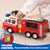 JOYIN LED Fire Truck Toy for Toddlers - LED Projections & Sirens, Bump and Go Fire Engine Trucks with Mode Switch & Volume Control, Kids Firetruck, Boy Toys, Christmas Birthday Gifts for Grandkids