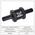EVIL ENERGY 1/2" Fuel Check Valve One Way Inline Non Return Diesel Gasoline Black (12mm OD, 4PCS)