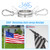 BONWIN 1.5" Flag Pole Rings, 2 Pcs Aluminum Alloy Spinning Flag Pole Ring Clips Swivels, 360° Rotating Anti Wrap Flagpole Ring Hardware with Stainless Steel Carabiners for 1.26-1.5" Diameter