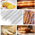 AYCCNH Stainless Steel French Baguette Bread Pan, Perforated Loaf Pans for Baking 15"x10", 3 Waves Toaster Oven Baking Tray (1 Pack)