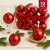 Biedermann & Sons Red Ball Candles – Decorative Metallic Novelty Candles – Set of 12, 1.5-Inch