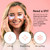 grace & stella Peptide Under Eye Patches with Niacinamide & Rice Extract - Firming Eye Masks for Dark Circles and Puffiness - Stocking Stuffers Under 10 - Vegan, Cruelty-Free (White, 6 Pairs)