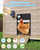 Automatic Chicken Coop Door Solar Powered, WiFi Automatic Chicken Door APP Control, Solar Chicken Coop Door Timer & Light Sensor, Auto Chicken Coop Door Opener LCD Display Aluminum Anti-Pinch Design
