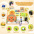 JGOBUB Montessori Toddler Toys - Baby Wooden Busy Board - Sensory Toys with Light Switch - Travel Toys for Educational Toddler Activities for Toddlers 1 2 3 4+ Year Old