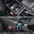 DIAMOOKY 4PCS Upgraded Center Console Organizer for Jeep Wrangler JL JLU 4xe 2018-2025 & Gladiator JT 2020 2021 2022-2025 Accessories Gear Shift Side Tray Hanging Armrest Storage Box (Not for JK/JKU)