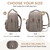 Qualyphant Large Diaper Bag Backpack for Two Kids Twins - Expandable Baby Bag (26-36L), Dual Big Compartments - Includes Changing Pad & Stroller Straps, Unisex Coffee Brown Qualyphant Large Diaper Bag Backpack for Two Kids Twins - Expandable Baby Bag (26-36L), Dual Big Compartments - Includes Changing Pad & Stroller Straps, Unisex Coffee Brown
