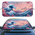 Anime Cherry Blossoms Car Front Window Sun Shield Great Wave Mount Fuji Heatshield Front Window Car Sun ​Shade Windshield Rays Sun Shade Visor Protector for Car Sedan Truck SUV Accessories