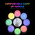 POITOI LED Poi Balls Rechargeable with 34 Vibrant Color Light Modes & LED poi Handles Soft Durable, Adjustable Thicker Ropes - Great Poi for Beginners and Professionals