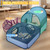 Portable Cat Playpen with Surround Tunnel, 2-Linked-Enclosed Areas, Ideal Cat Tent Outdoor or Cat Playpen for Indoor Cats Enclosed.Breathable Mesh Design for Indoor & Outdoor Use