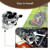CR950 Carburetor for Briggs and Stratton CR950 CR750 208cc 6.5HP Engine Replace 596079 596080 592864 84004577 595783 595651 595780 13R232 130G32 and More 208cc Engine Carb Kit with Spark Plug Gasket