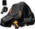 Outdoor Zero-Turn Mower Cover Waterproof,Heavy Duty 600D Tearproof Anti-UV, Universal Fit Riding Lawn Tractor Covers Up to 60" Decks,All Season Using, Windproof Nylon Buckle,79"Lx46"Wx55"H-Premium