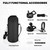 RAYMYLO Insulated Water Bottle 40 oz, Triple Wall Vacuum Stainless Steel (Cold for 48 Hrs), Leak Proof & Non-BPA, Modern Water Flask Jug with Paracord Handle & Straw Spout Lids, Dark Grey