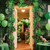 Preboun 27 Pcs Jungle Theme Party Decorations 2 10ft Artificial Rattans 20 Tropical Palm Leaves 5 Ivy Fake Vines Tropical Rainforest Safari Rattan Decorations for Indoor Outdoor Forest Jungle Party