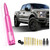 Car Bullet Antenna,Truck Exterior Decoration Accessories Car Vehicle Replacement Antenna Conpatible with Ford F150 RAM 1500 GMC Heavy Duty Pickup Trucks Accessories(New Upgrade Pink-U.S. Flag)…