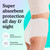 Because Overnight Absorbency Pull Ups - Adult Disposable Incontinence Underwear, Extra Absorbent Nighttime Briefs for Men and Women, White, Large, 20 Count