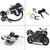 TOTMOX Ignition Switch Gas Tank Cap Lock Kit Compatible with Yamaha 4 Wire 2 Plug Motorcycle, Fjr1300 2001-2005, Yzf R1 2007-2011, Yzf R6 2004 2006-2011, Yzf R6S 2004, 2006-2009, Fz6 2004-2010