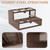 Hot Tub Steps, Universal Heavy Duty Spa & Hot Tub Step, Wood Looking Plastic Steps for Hot Tub, Use for Round or Straight Sided Spa, Non-Slip Steps for Outdoor/Indoor, 600lbs Load Capacity