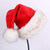 Beurio Deluxe Santa Hat Plush Pom Pom Christmas Hats for Adults Kids Santa Claus Party Hat Red White Christmas Party Hats with Grey Tips