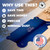 DFM Tool Works Curved Cabinet Scraper Cards - Precision Cabinet Scraper for Woodworking, Multi-Use Woodworking Tools, Wood Finishers, Quality Card Scraping Tool, Made in USA, Juice Groove - Blue DFM Tool Works Curved Cabinet Scraper Cards - Precision Cabinet Scraper for Woodworking, Multi-Use Woodworking Tools, Wood Finishers, Quality Card Scraping Tool, Made in USA, Juice Groove - Blue