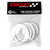 Circuit Performance 66.1mm OD to 64.1mm ID Silver Aluminum Hub Centric Rings