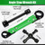 Lanties 5 Pcs Angle Stop Wrench Kit Plumbing Tool, Compression Sleeve Puller for 1/2" Compression Fitting Ferrule Puller Removal Tool for 1/2" Copper Tubing 4-way Multi-functional Utility Key (Green)