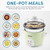 AROMA® Mini Rice Cooker, 2-Cup (Uncooked) / 4-Cup (Cooked), Grain Cooker, Soup Maker, Oatmeal Cooker, Auto Keep Warm, 1 Qt, Light Green