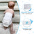 BABY BLOWOUT BLOCKER Pediatric Ostomy Wrap Mild Compression Band - White, Waist Size 18 - 21 Inches | Compression Waist Wrap Bandage Support Belt to Prevent Ostomy Leaks and Secure G Tube and Feeding Tube (OWWT,Size 1)