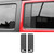 Aluminum Alloy Car Rear Door Window Decals Glass Cover Trim Panel Decoration Exterior Accessories for Jeep Wrangler JKU 4 Doors 2007-2018,US Flag