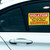 “Violation - Vehicle Illegally Parked, Parking Violation Notice Vehicle is Illegally Parked -Pack of 50 Parking Violation Stickers Hard to Remove, Large Size 5" X 9"